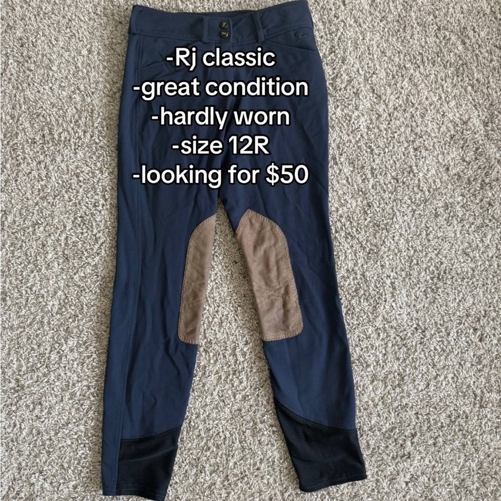 Classic Breeches - Navy and Brown